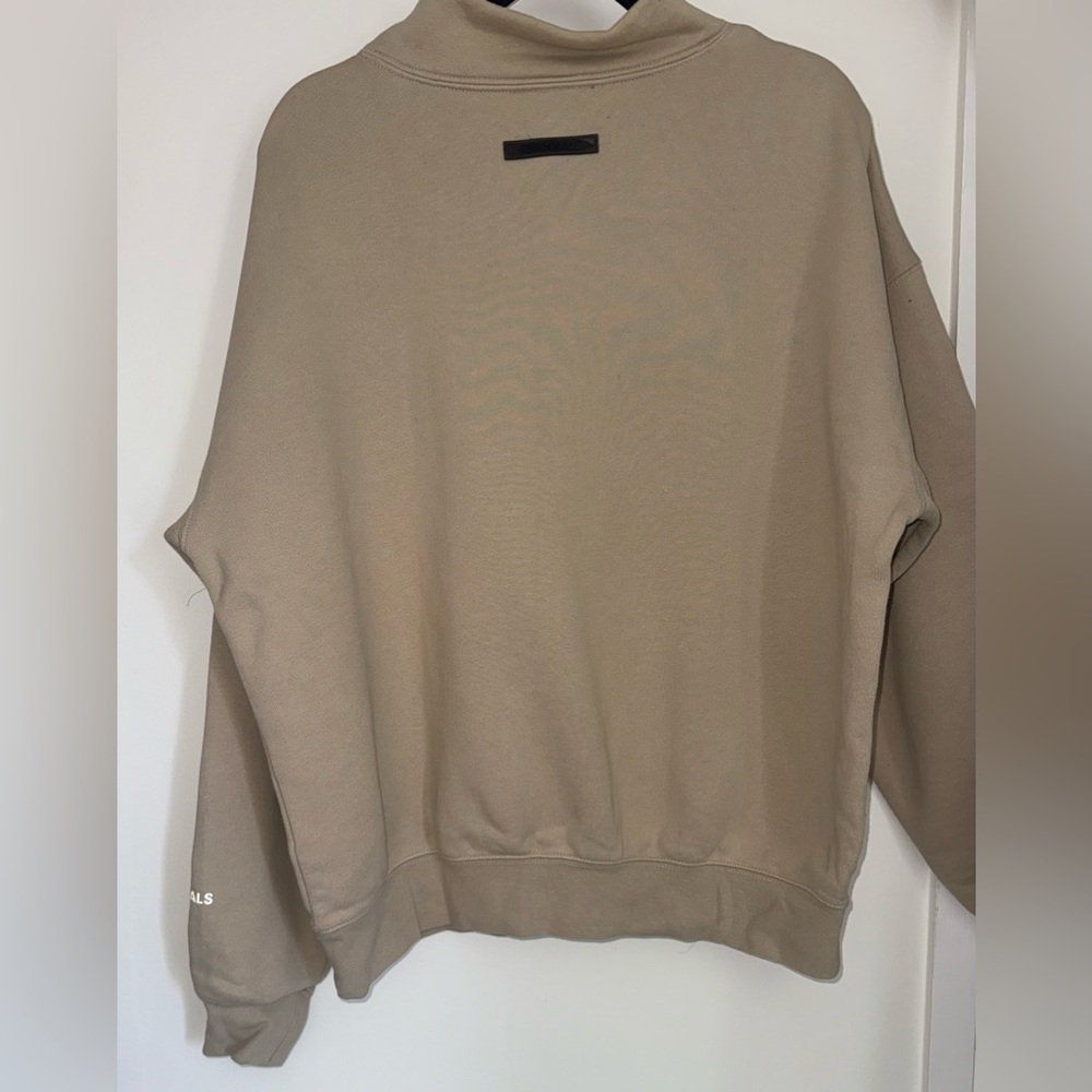 Essentials Sand-Colored Pullover - image 3